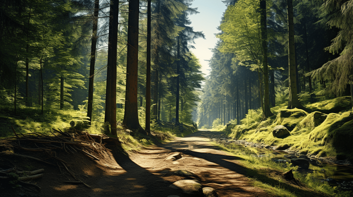 A journey through a forest